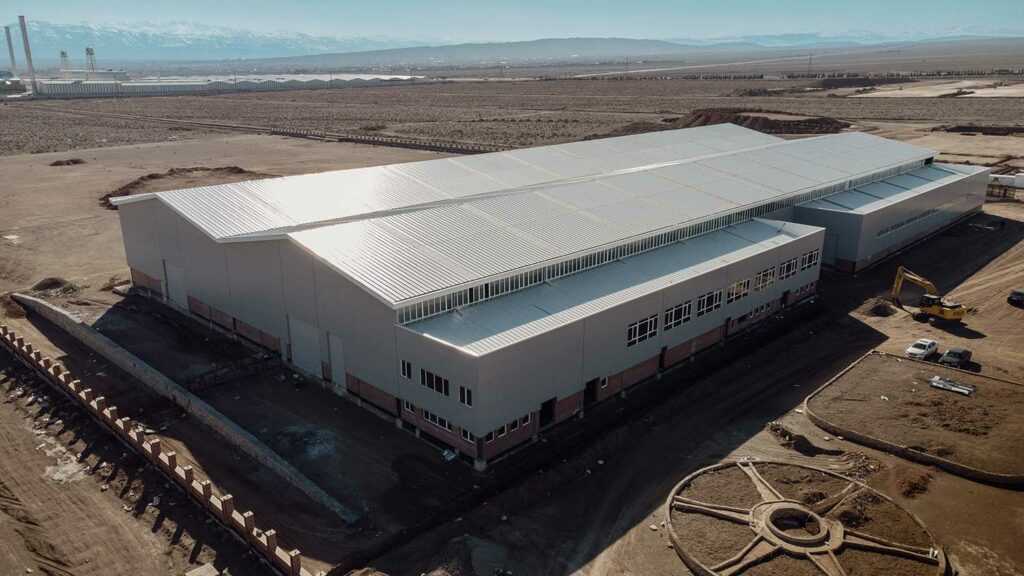 ساندویچ پانل سقفی فابیس _ پروژه الماس موتور